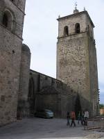 Trujillo - Iglesia de Santa Maria Tower (XIII) (Oct 2006)